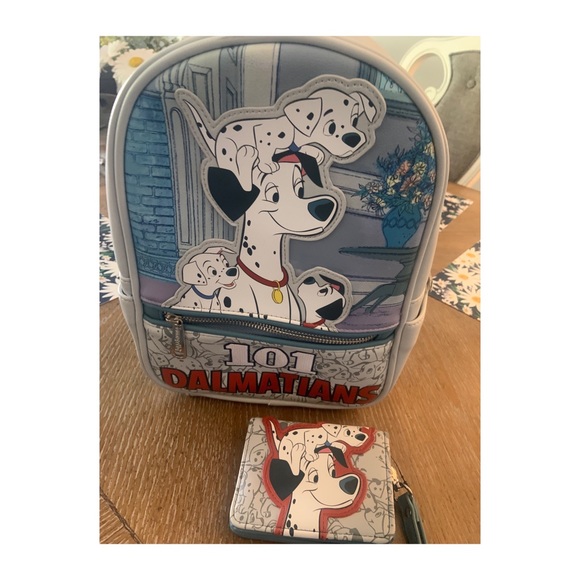 101 Dalmatians backpack and wallet/wristlet *RARE*